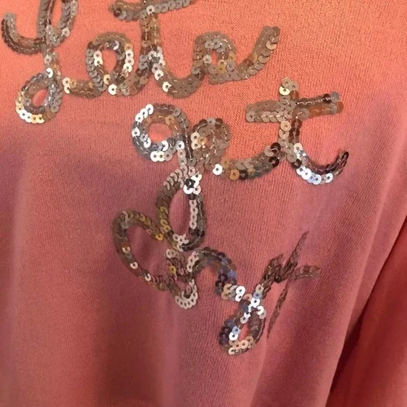 🇺🇸Mentally Exhausted Pink Crop Sweater - Picture 3 of 4